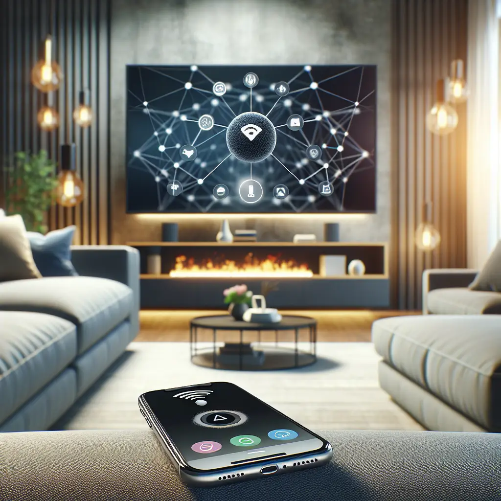 como controlar sia samsung smart tv pelo iphone