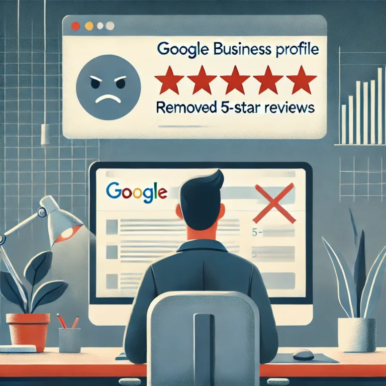 google deletando avaliacao 5 estrelas