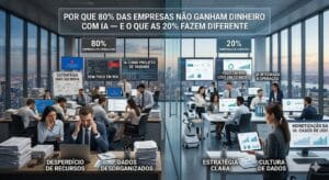 Por que 80 das empresas nao ganham dinheiro com IA — e o que as 20 fazem diferente
