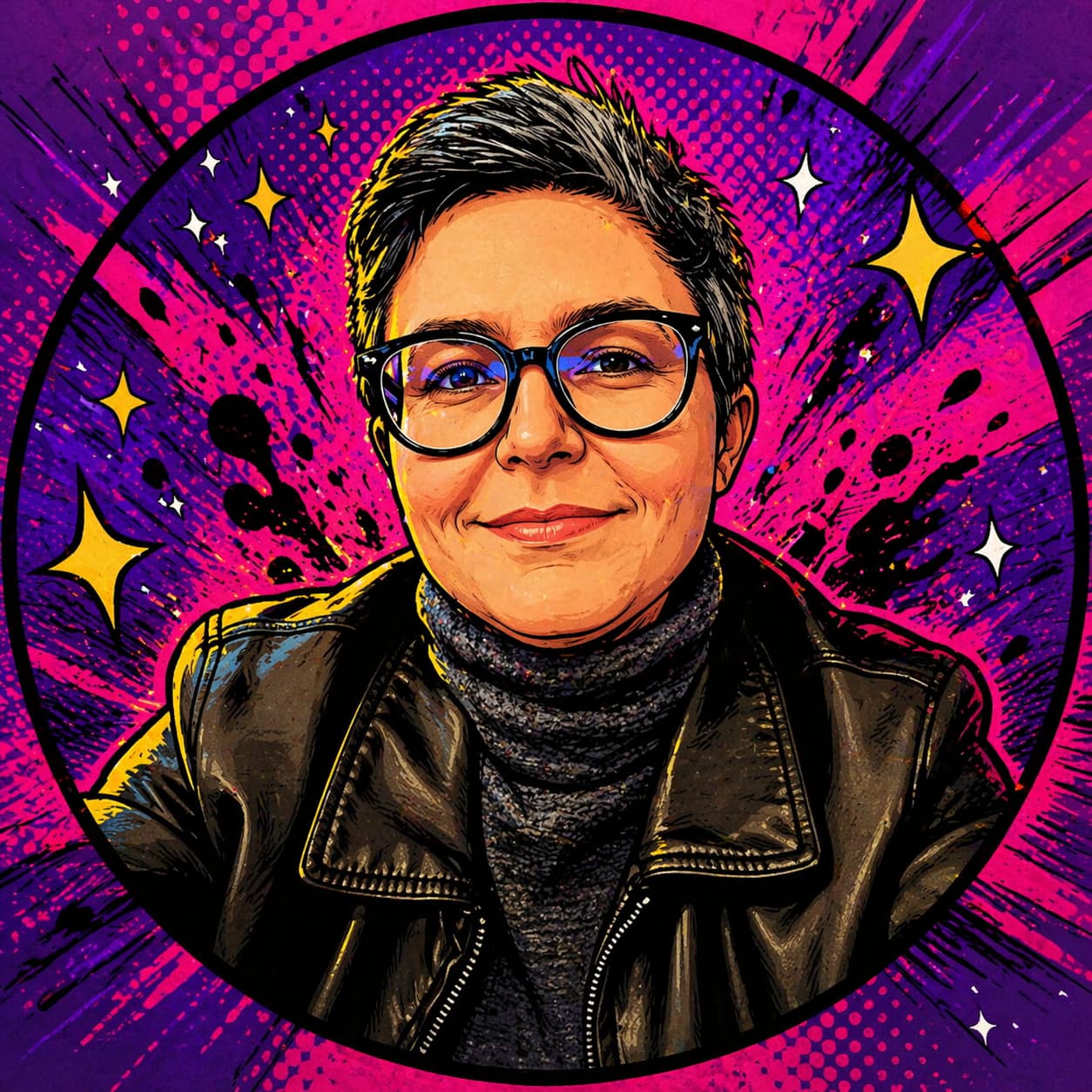 Tati foto cartoon perfil