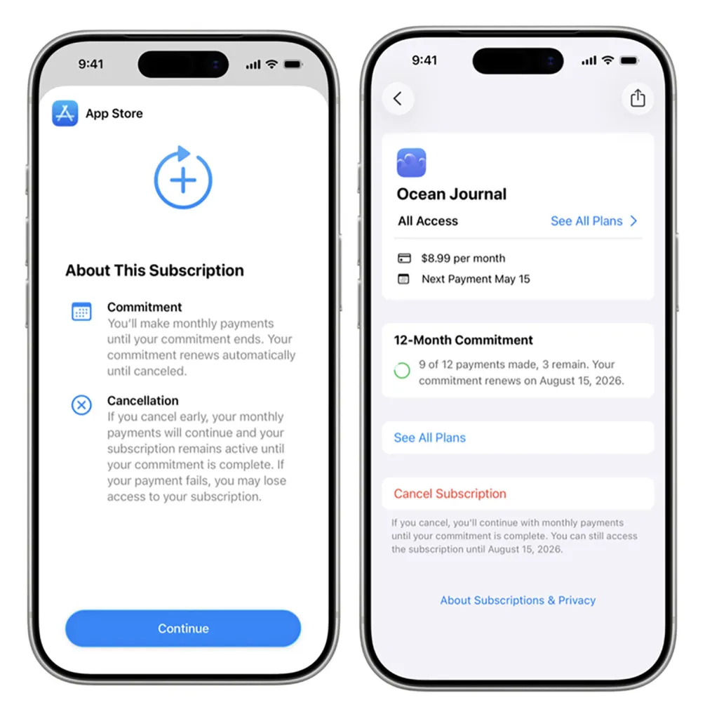 assinatura 12 meses app store