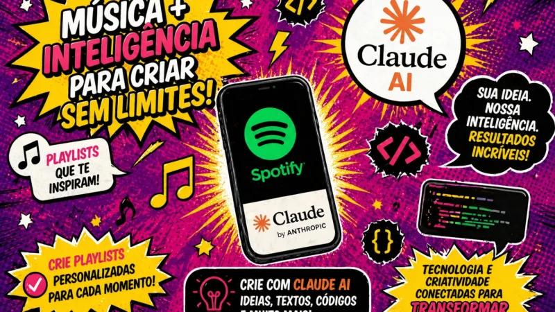 Spotify e mais: quais serviços já se integram ao Claude
