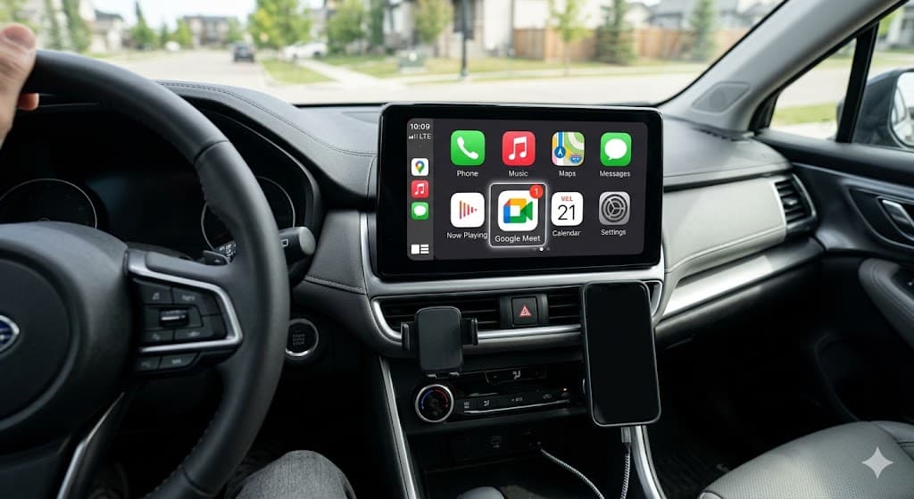 Google Meet chega ao Apple CarPlay: reuniões seguras (e apenas em áudio) enquanto você dirige 1 google meet no carplay