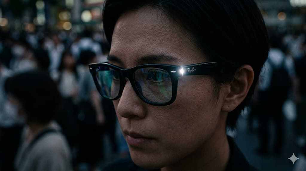 oculos inteligente em close