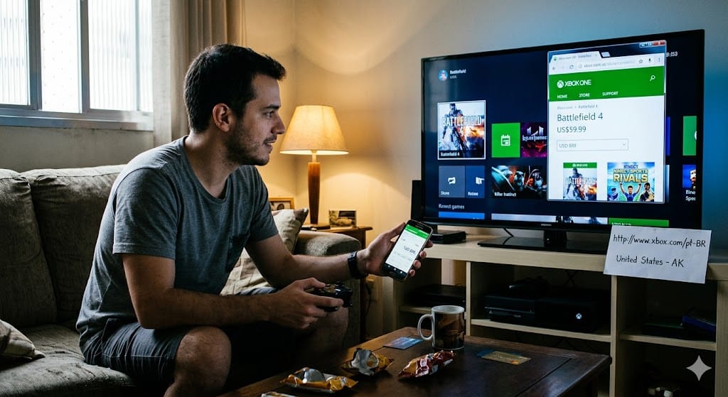 Como comprar jogos de Xbox One na Live Americana?