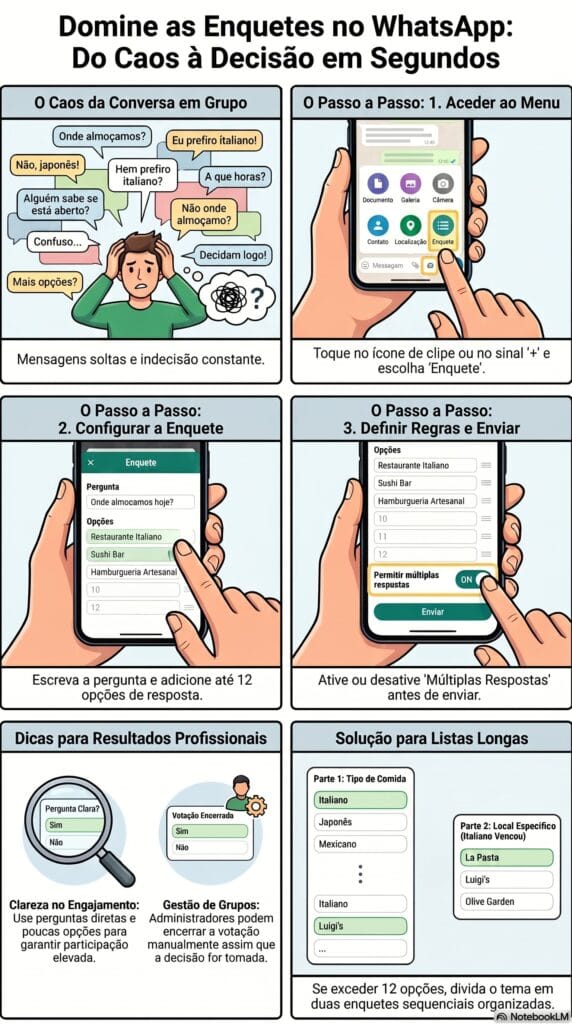 Domine as Enquetes na Aplicacao