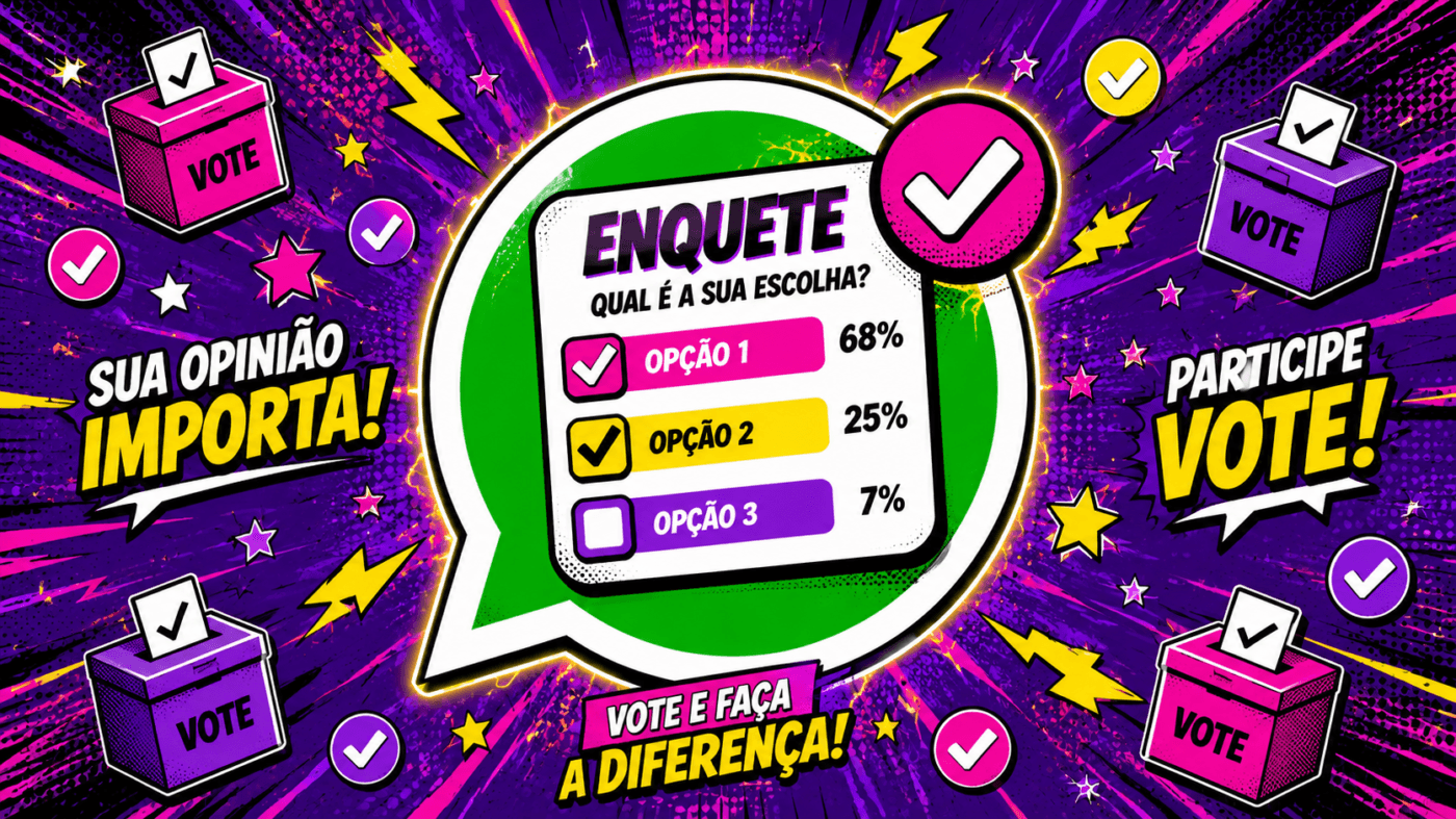 Como Fazer Enquete no WhatsApp Passo a Passo