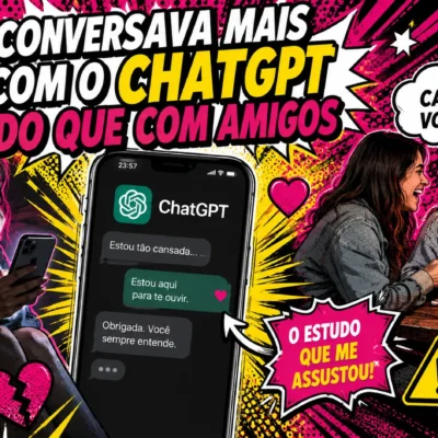 Eu conversava mais com o ChatGPT do que com amigos