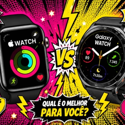 Apple Watch vs Galaxy Watch: qual comprar em 2026?