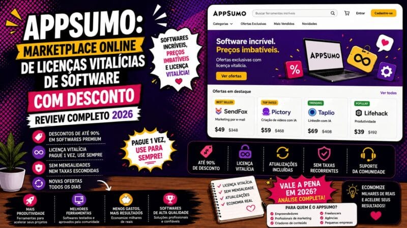 AppSumo: Vale a Pena Comprar Software com Desconto Vitalício?
