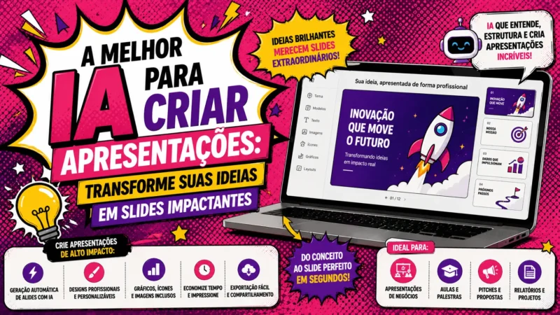 A Melhor IA para Criar Apresentações: Transforme Suas Ideias em Slides Impactantes