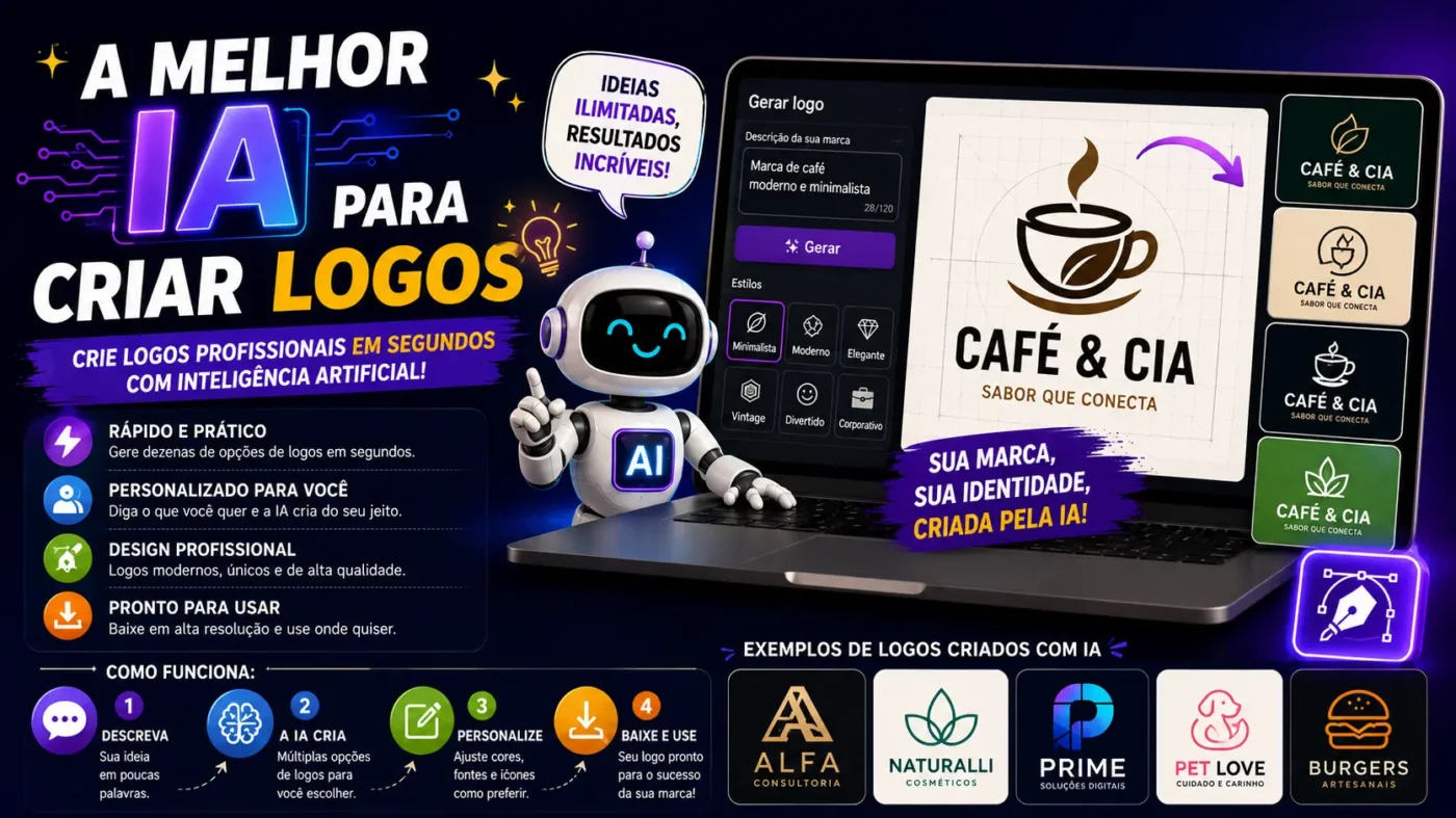A Melhor IA para Criar Logos: Transforme Sua Marca com Tecnologia