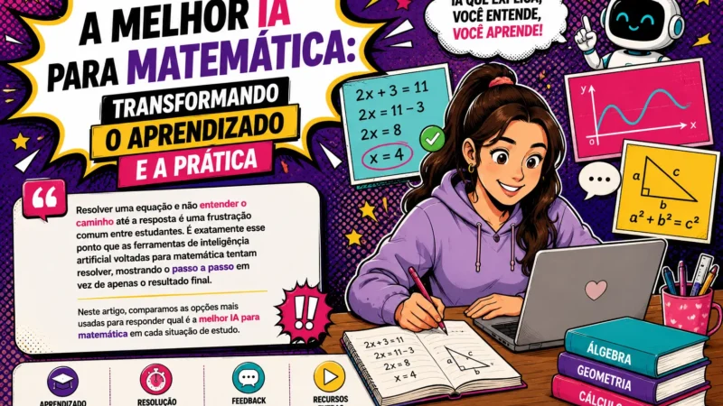 A Melhor IA para Matemática: Transformando o Aprendizado e a Prática
