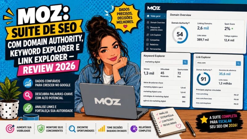 Moz 2026: Vale a Pena a Suite de SEO? Preço e Análise Completa