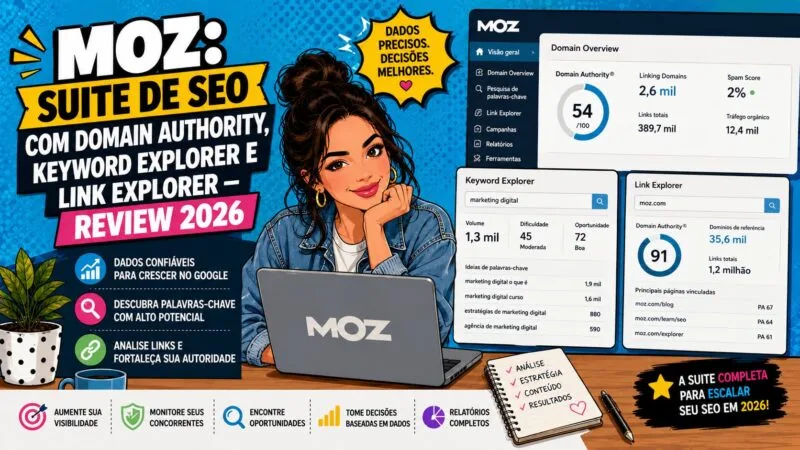 Moz 2026: Vale a Pena a Suite de SEO? Preço e Análise Completa