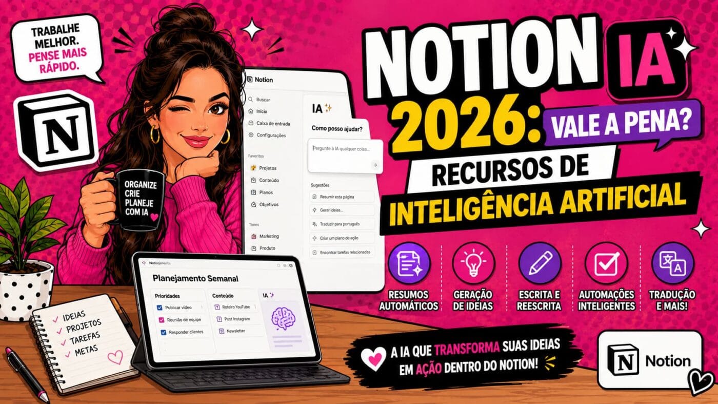 Notion IA 2026: Vale a Pena? Recursos de Inteligência Artificial