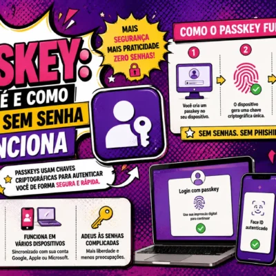 Passkey: O Que é e Como o Login Sem Senha Funciona