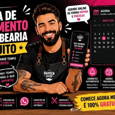 Sistema de Agendamento para Barbearia Gratuito: Como Escolher em 2026